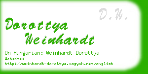 dorottya weinhardt business card